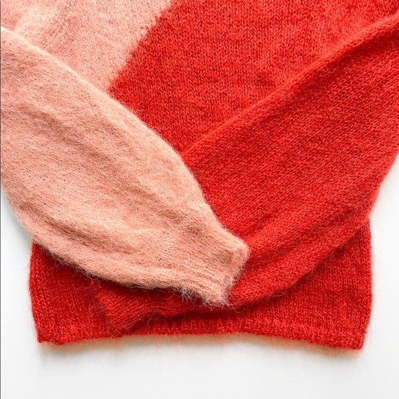 Zara Colourblock Balloon Sleeve Sweater - Picture 6 of 15